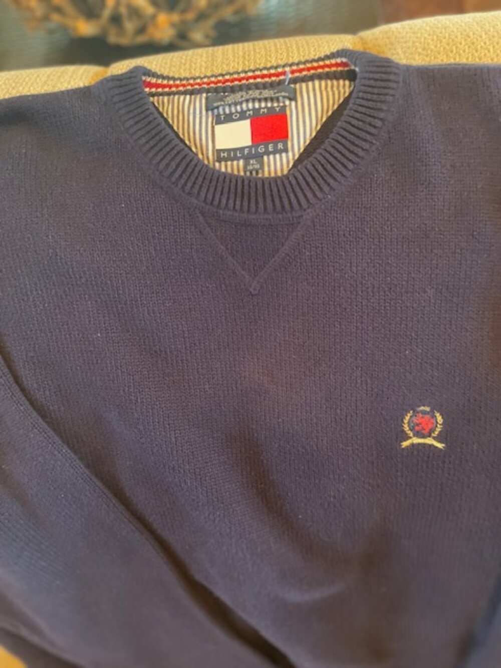 Good-looking Navy Blue Tommy Hilfiger Sweater